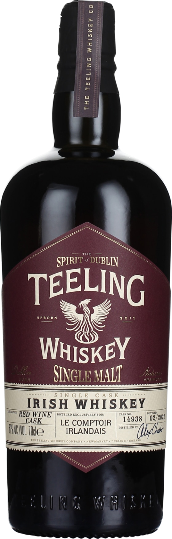 Product afbeelding: Teeling 5 years 2016 Single Cask Red Wine
