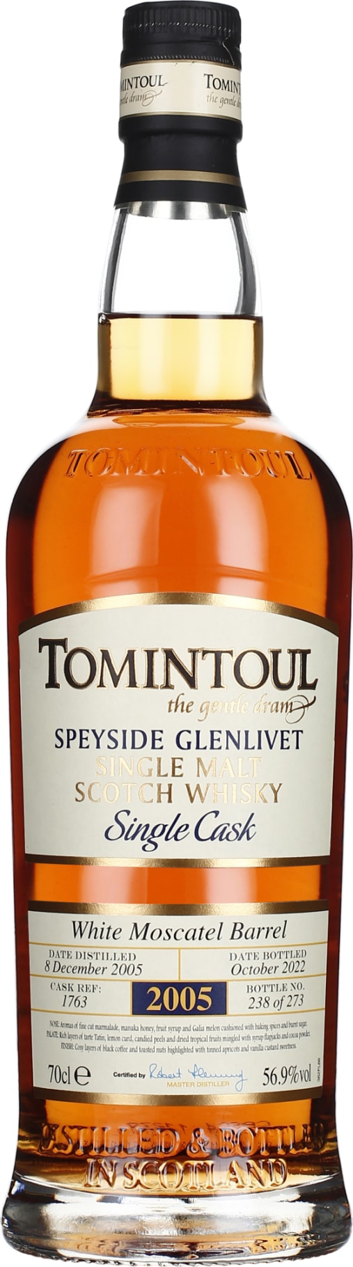 Product afbeelding: Tomintoul 16 years 2005 Moscatel Single Cask