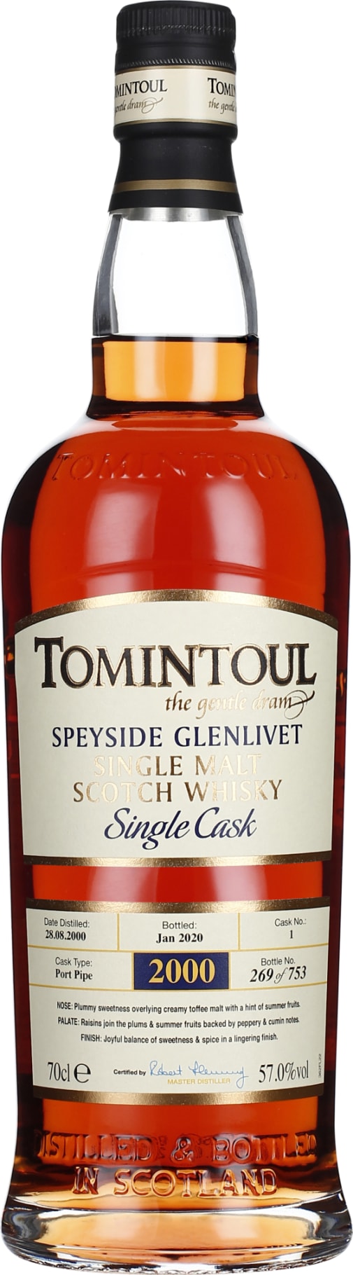 Product afbeelding: Tomintoul 19 years 2000 Port Single Cask