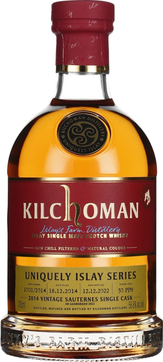 Product afbeelding: Kilchoman Vintage 2014 Sauternes Single Cask
