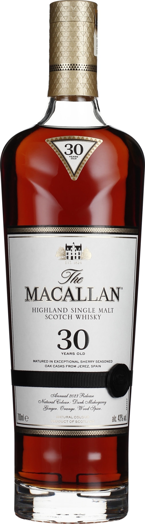 Product afbeelding: The Macallan 30 years Sherry Oak