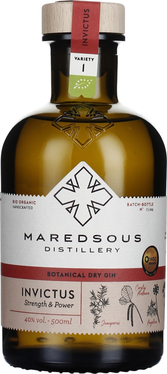 Product afbeelding: Maredsous Invictus Strength & Power Gin