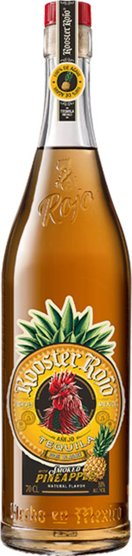 Product afbeelding: Rooster Rojo Tequila Anejo Smoked Pineapple