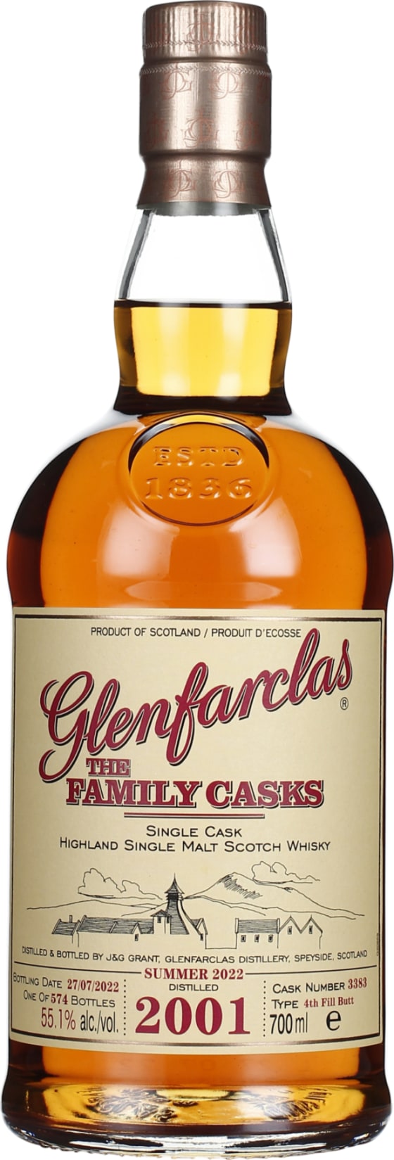 Product afbeelding: Glenfarclas Vintage 2001 Family Casks