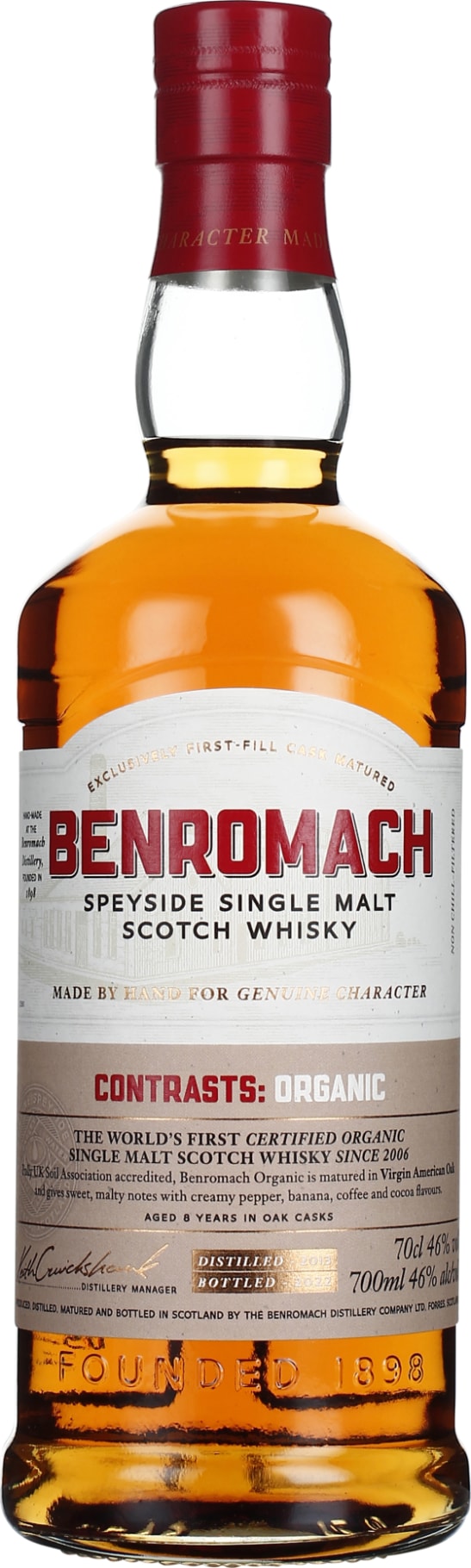 Product afbeelding: Benromach Organic 2013