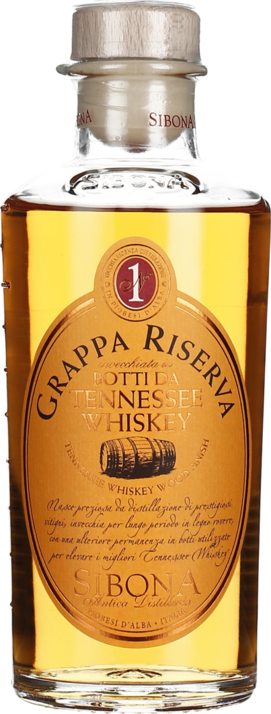 Product afbeelding: Sibona Grappa Riserva Tennessee Whiskey Finish