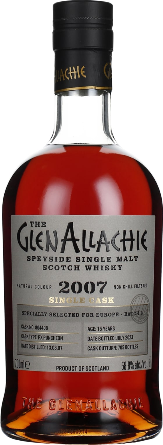 Product afbeelding: GlenAllachie 15 years 2007 PX Puncheon