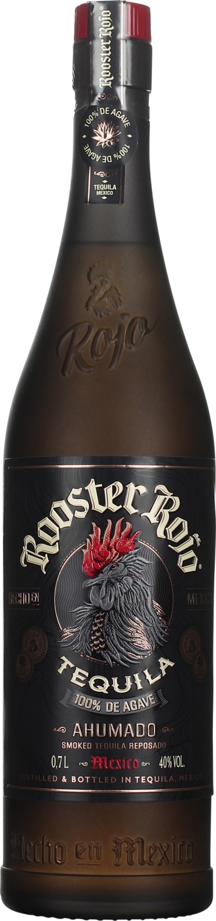 Product afbeelding: Rooster Rojo Tequila Reposado Ahumado