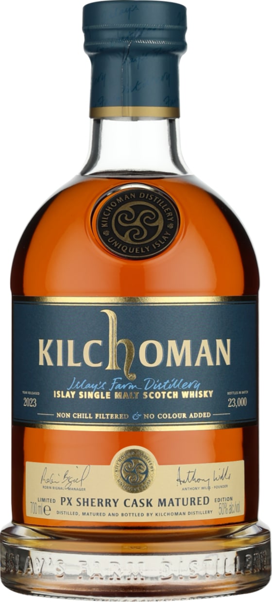 Product afbeelding: Kilchoman PX Sherry Cask Matured 2023