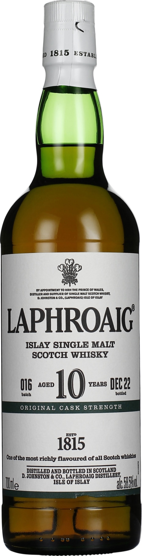 Product afbeelding: Laphroaig 10 years Cask Strength 2022 Batch 16