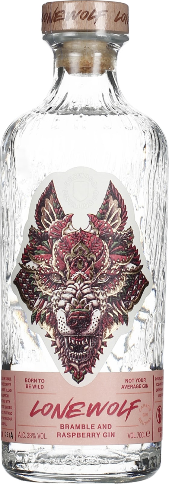 Product afbeelding: LoneWolf Bramble & Raspberry Gin