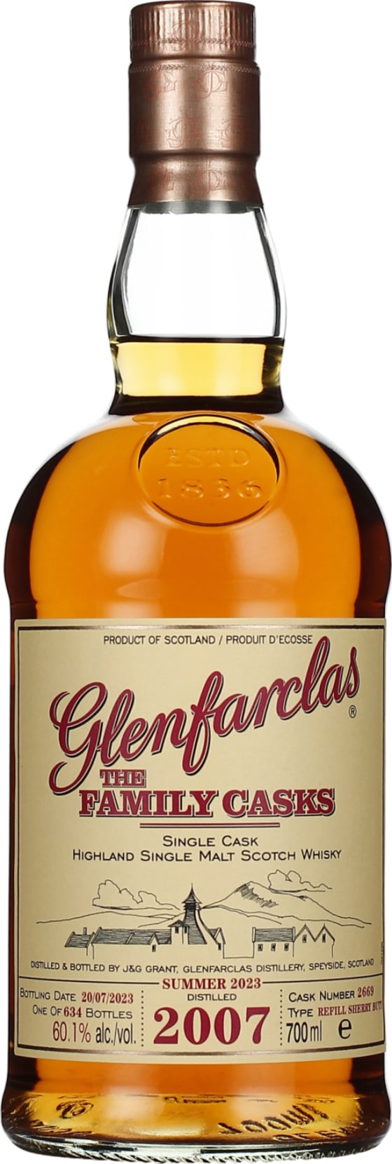 Product afbeelding: Glenfarclas Vintage 2007 Family Casks