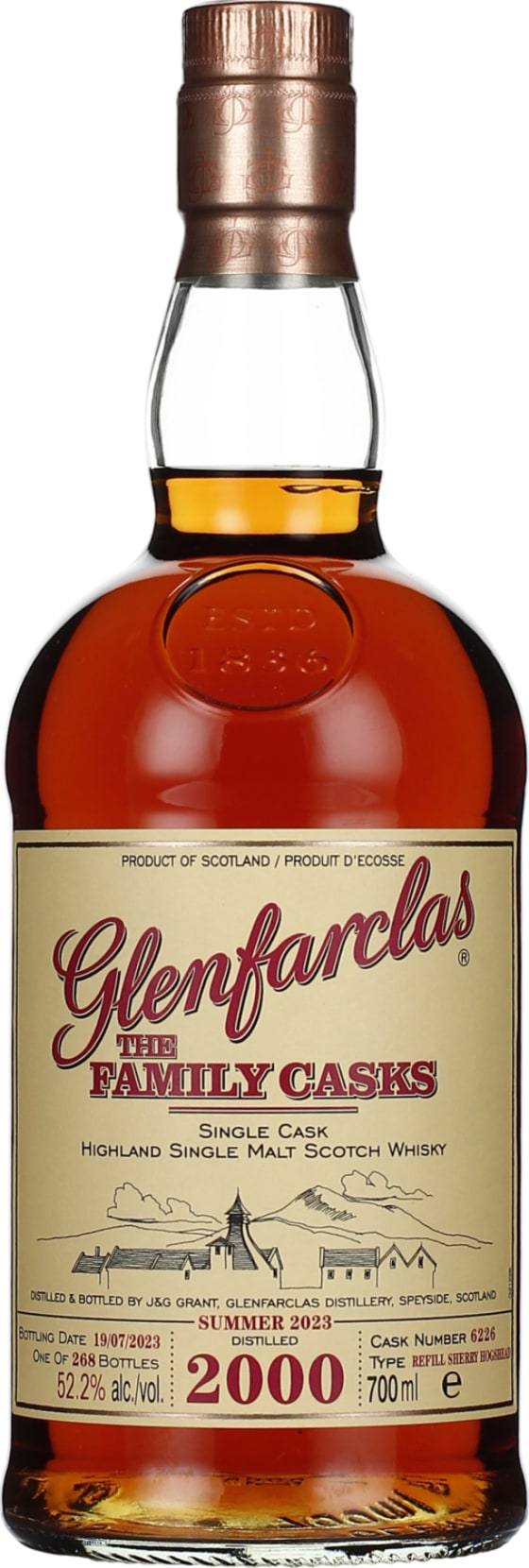 Product afbeelding: Glenfarclas Vintage 2000 Family Casks