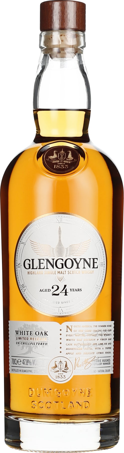 Product afbeelding: Glengoyne 24 years White Oak Bourbon