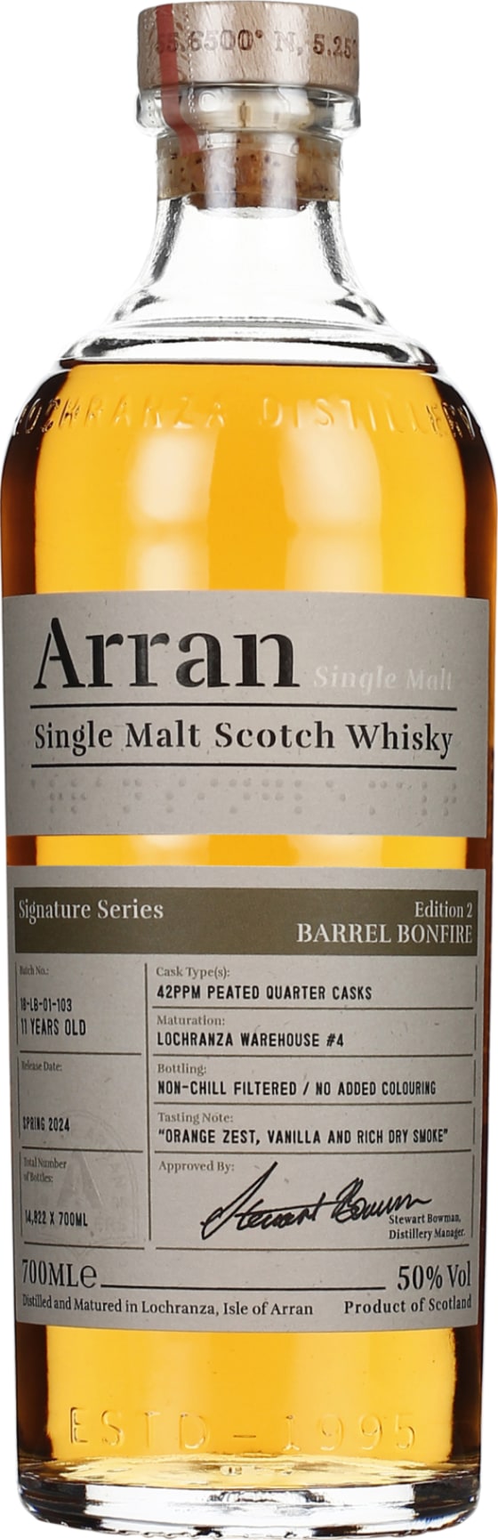 Product afbeelding: Arran Barrel Bonfire Signature Series