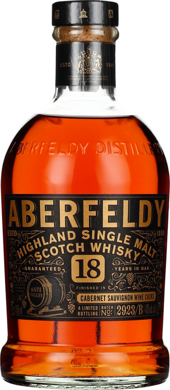 Product afbeelding: Aberfeldy 18 years Napa Valley Red Wine Cask