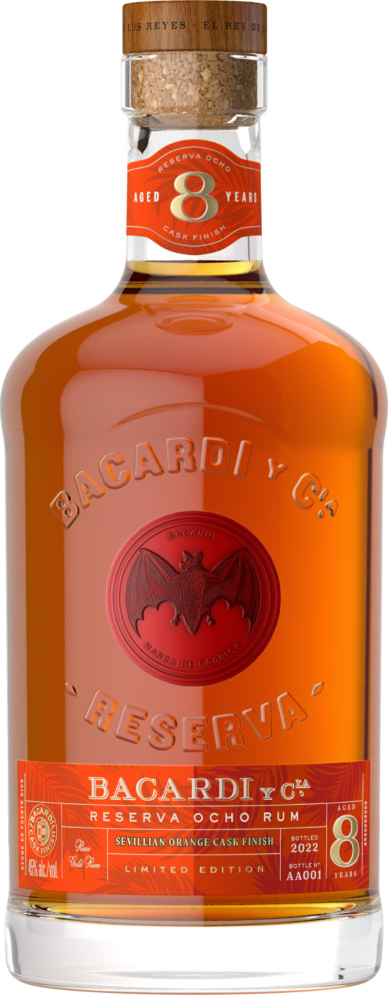 Product afbeelding: Bacardi 8 years Reserva Ocho Sevillian Cask