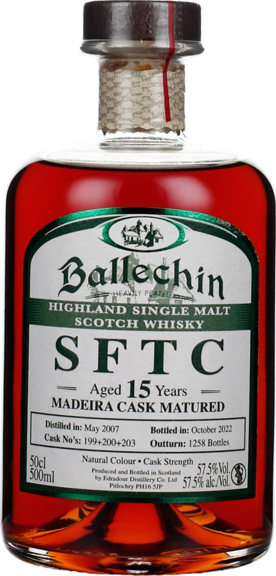 Product afbeelding: Ballechin 15 years 2007 Straight From the Cask