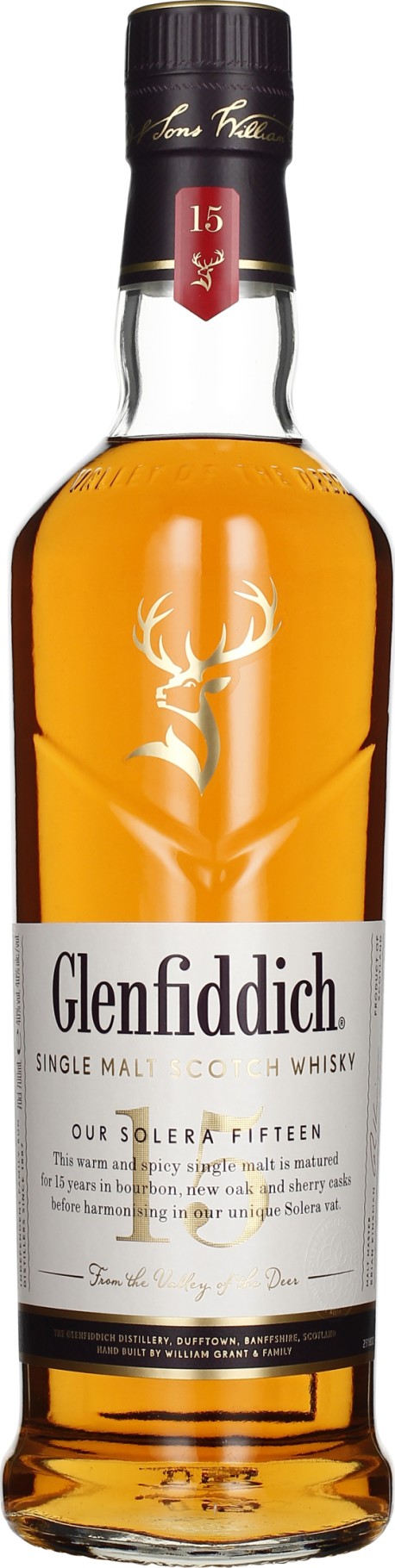 Product afbeelding: Glenfiddich 15 years Solera Reserva Raku Inoue Design