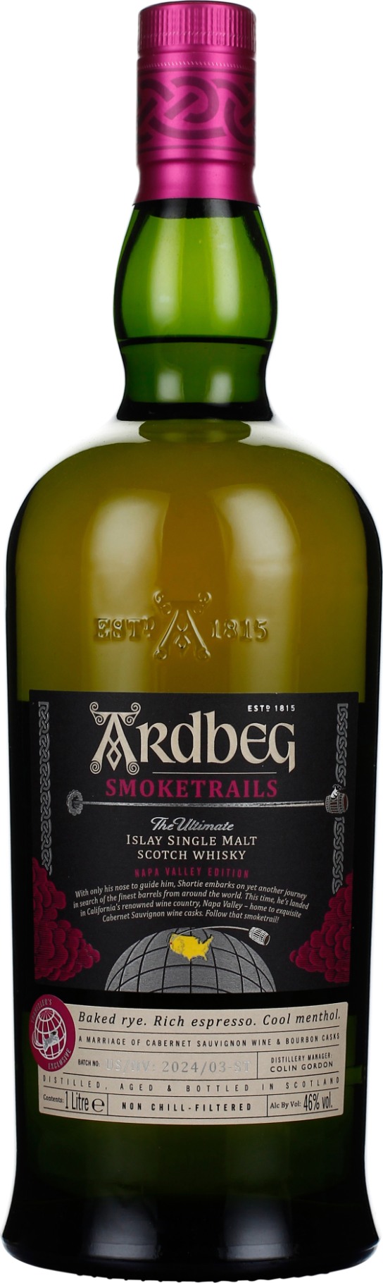 Product afbeelding: Ardbeg Smoketrails Napa Valley Edition