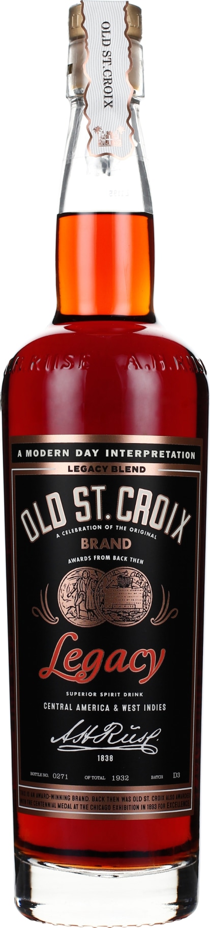 Product afbeelding: Old St. Croix XO Legacy Reserve Rum