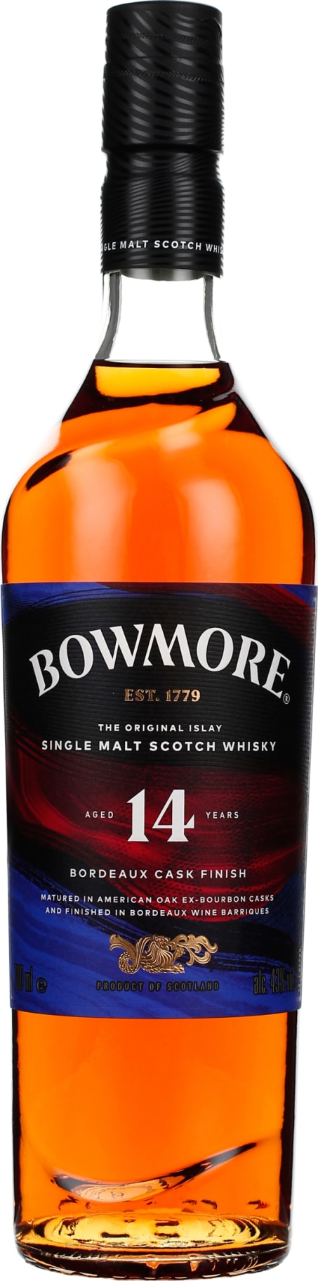 Product afbeelding: Bowmore 14 years Bordeaux Cask Finish