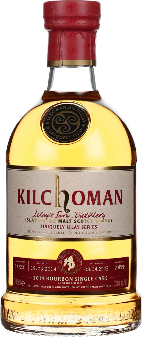 Product afbeelding: Kilchoman Vintage 2014 Bourbon Single Cask