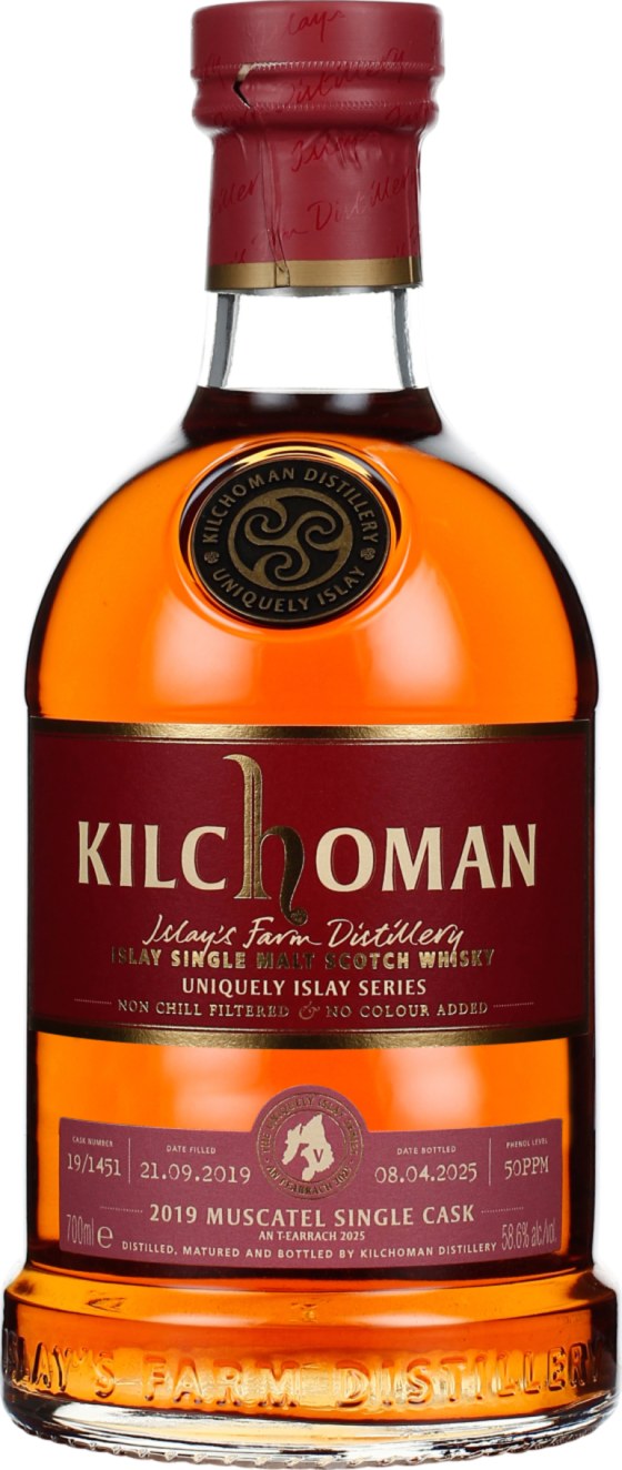 Product afbeelding: Kilchoman Vintage 2019 Muscatel Single Cask