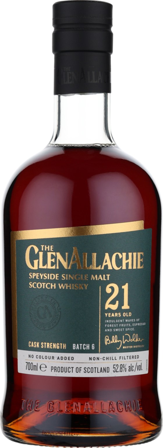 Product afbeelding: GlenAllachie 21 years Cask Strength Batch 6