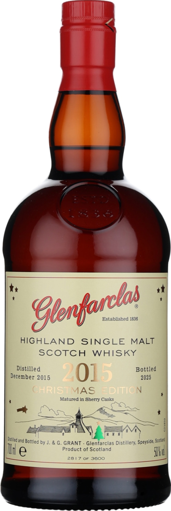 Product afbeelding: Glenfarclas Vintage 2015 Christmas Edition