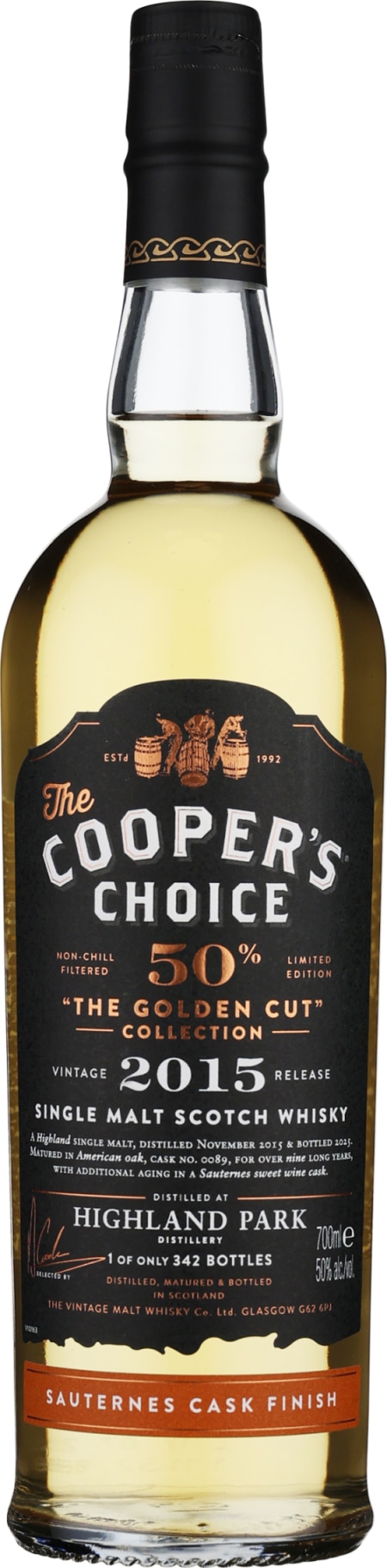 Product afbeelding: Cooper's Choice Highland Park 9 years 2015
