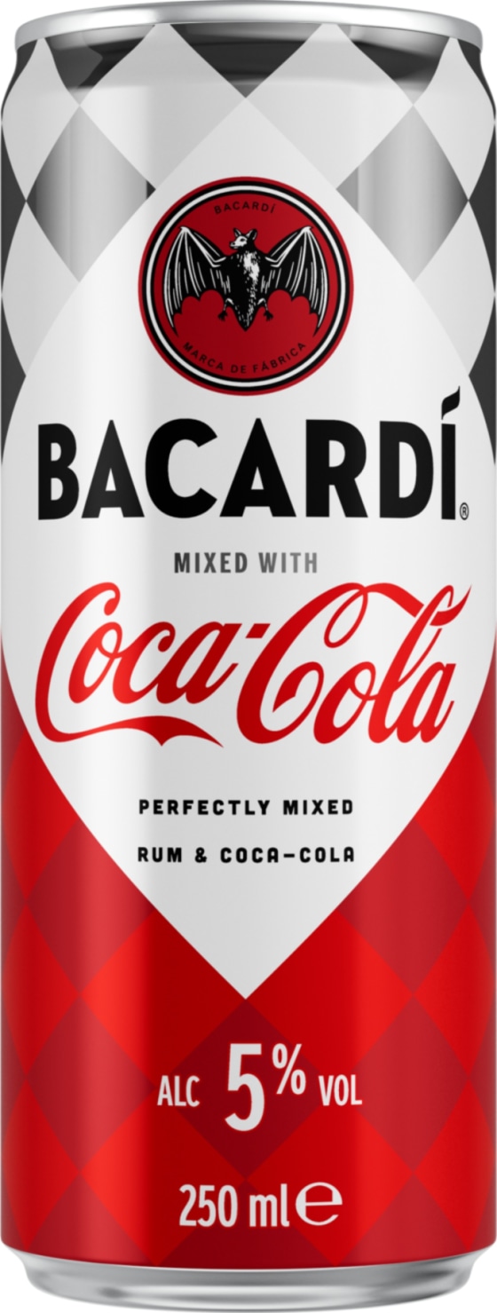 Product afbeelding: Bacardi Coca-Cola blik