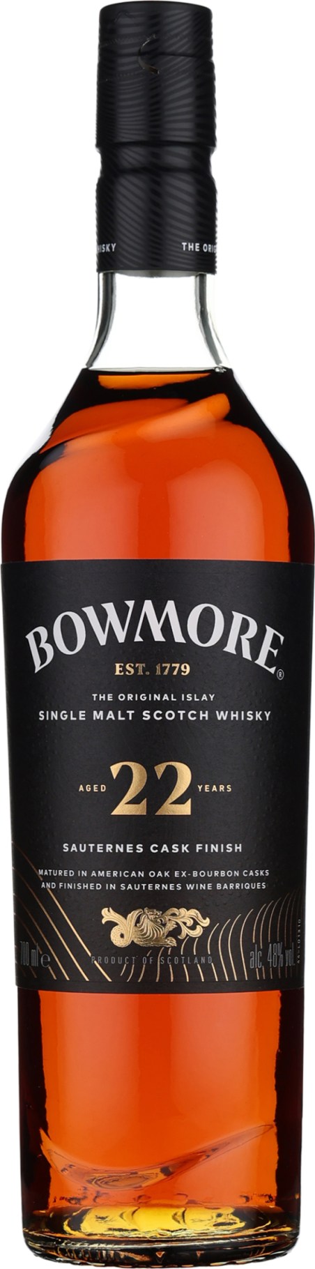 Product afbeelding: Bowmore 22 years Sauternes Cask Edition
