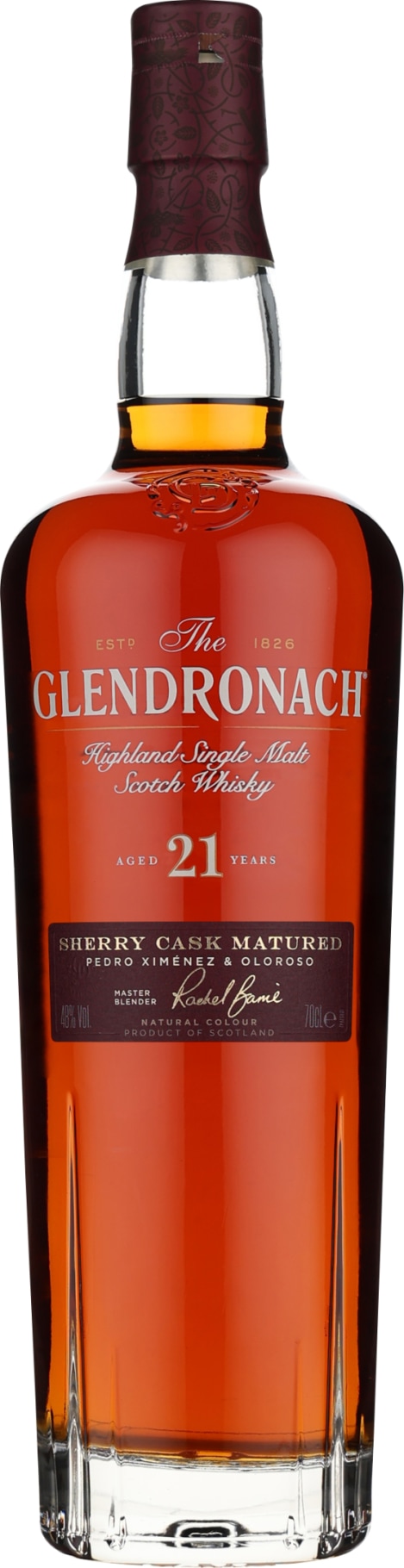 Product afbeelding: Glendronach 21 years Sherry Cask