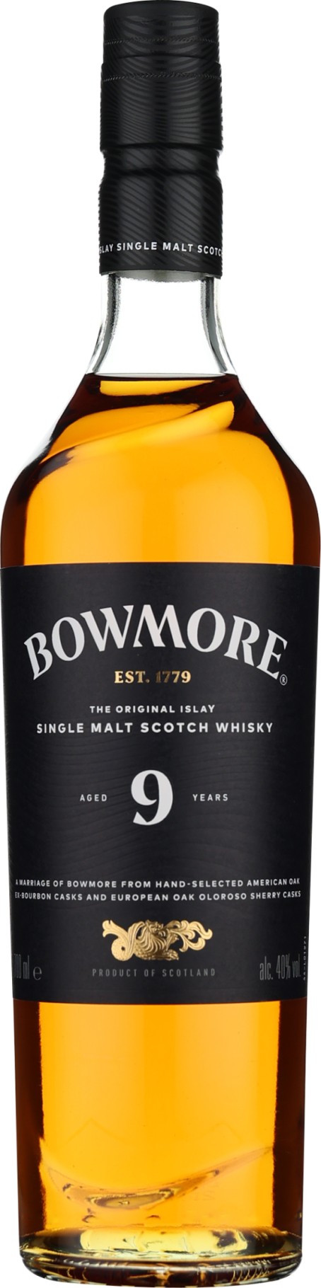Product afbeelding: Bowmore 9 years
