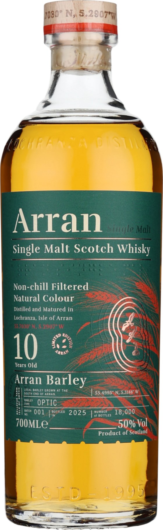 Product afbeelding: Arran 10 years Local Barley