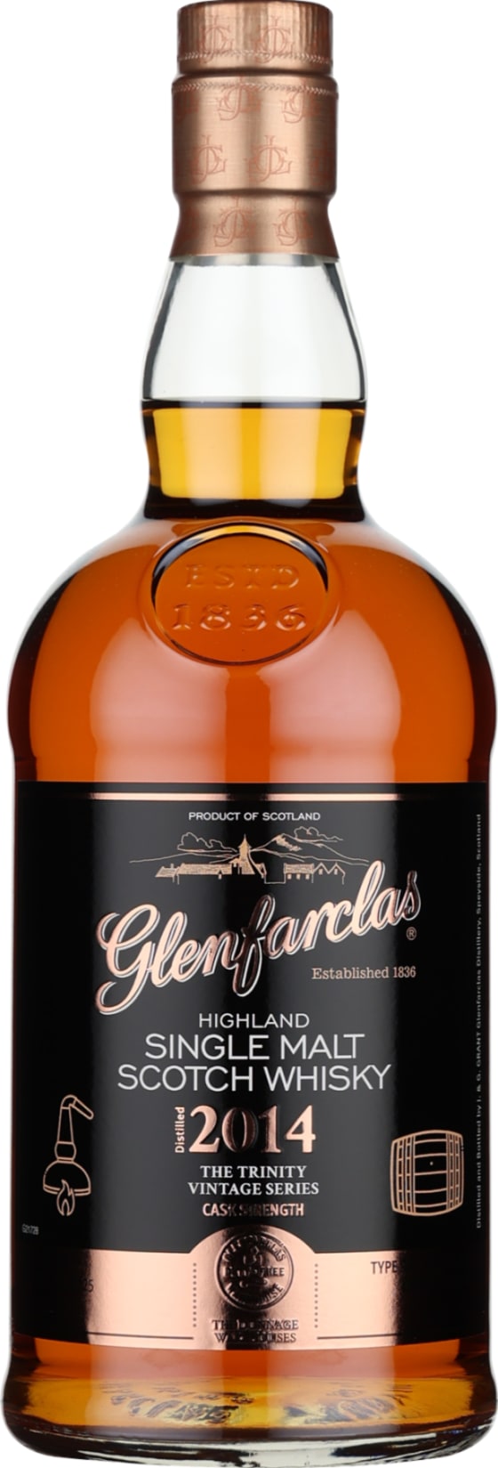 Product afbeelding: Glenfarclas Vintage 2014 The Trinity