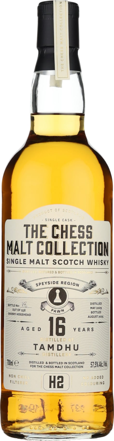 Product afbeelding: Chess Malt Tamdhu 16 years 2009 White Pawn H2