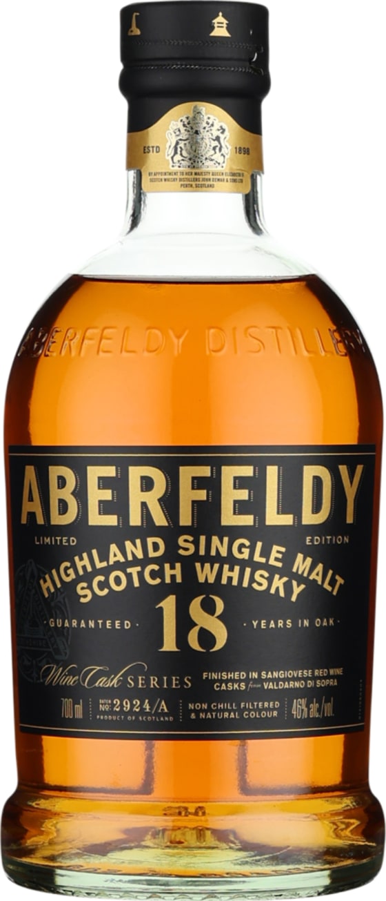 Product afbeelding: Aberfeldy 18 years Sangiovese Red Wine Cask