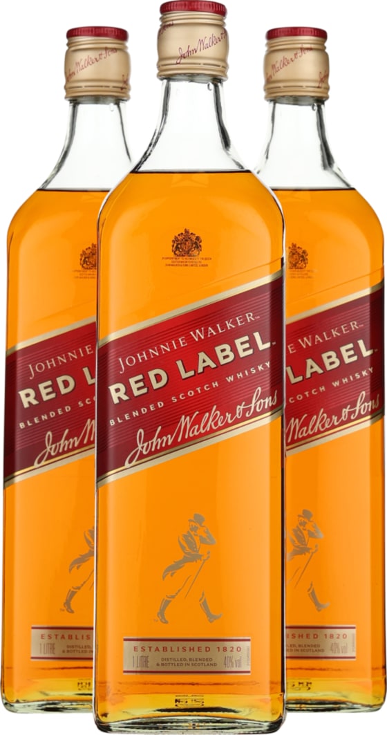 Product afbeelding: Johnnie Walker Red Label Triple Pack