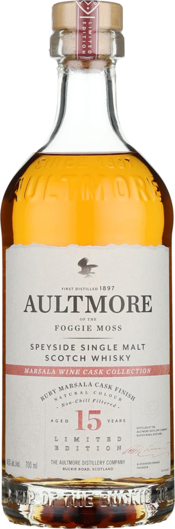 Product afbeelding: Aultmore 15 years Marsala Wine Cask