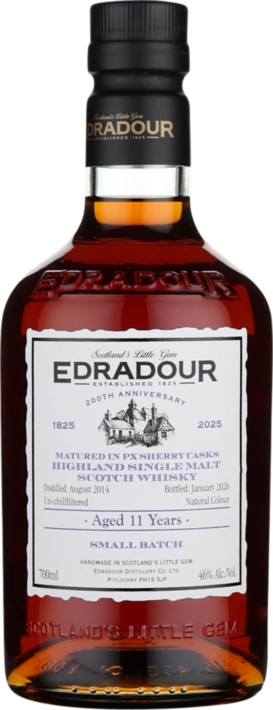 Product afbeelding: Edradour 11 years 2014 PX Sherry Small Batch