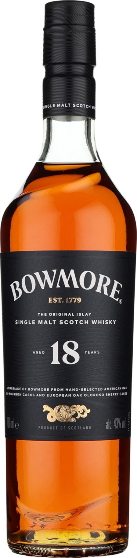Product afbeelding: Bowmore 18 years