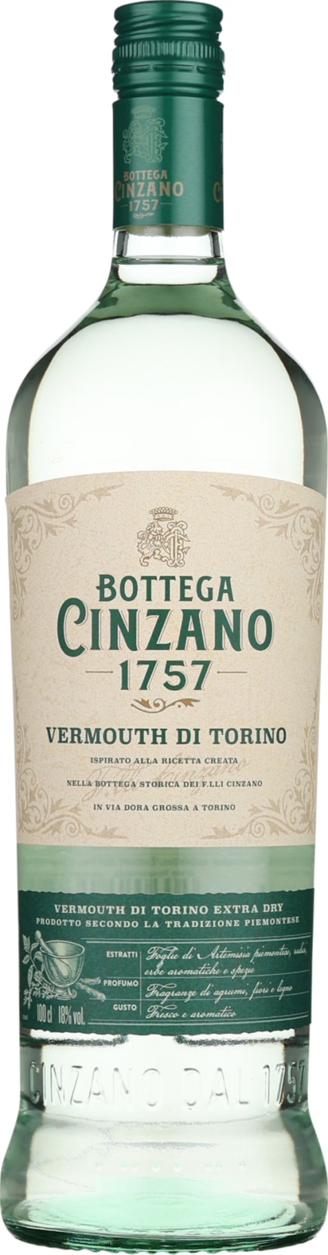 Product afbeelding: Cinzano Bottega 1757 Extra Dry