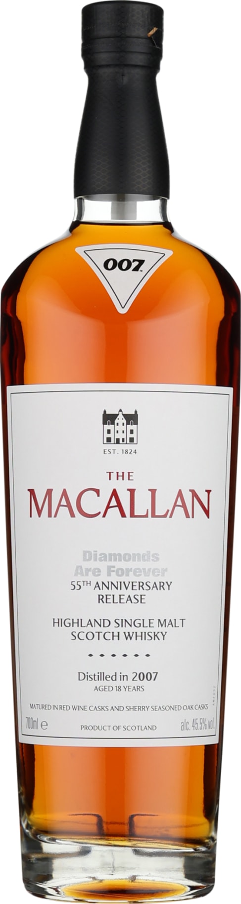 Product afbeelding: The Macallan 18 years 2007 Diamonds Are Forever