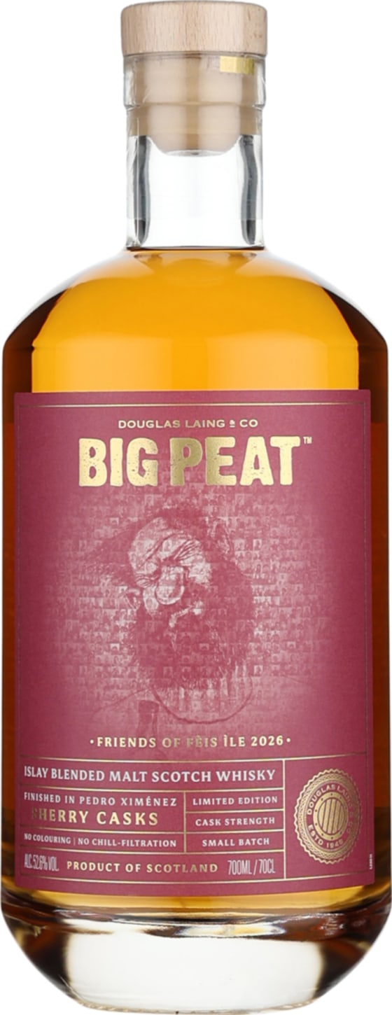 Product afbeelding: Douglas Laing's Big Peat PX Sherry Cask Feis Ile 2026