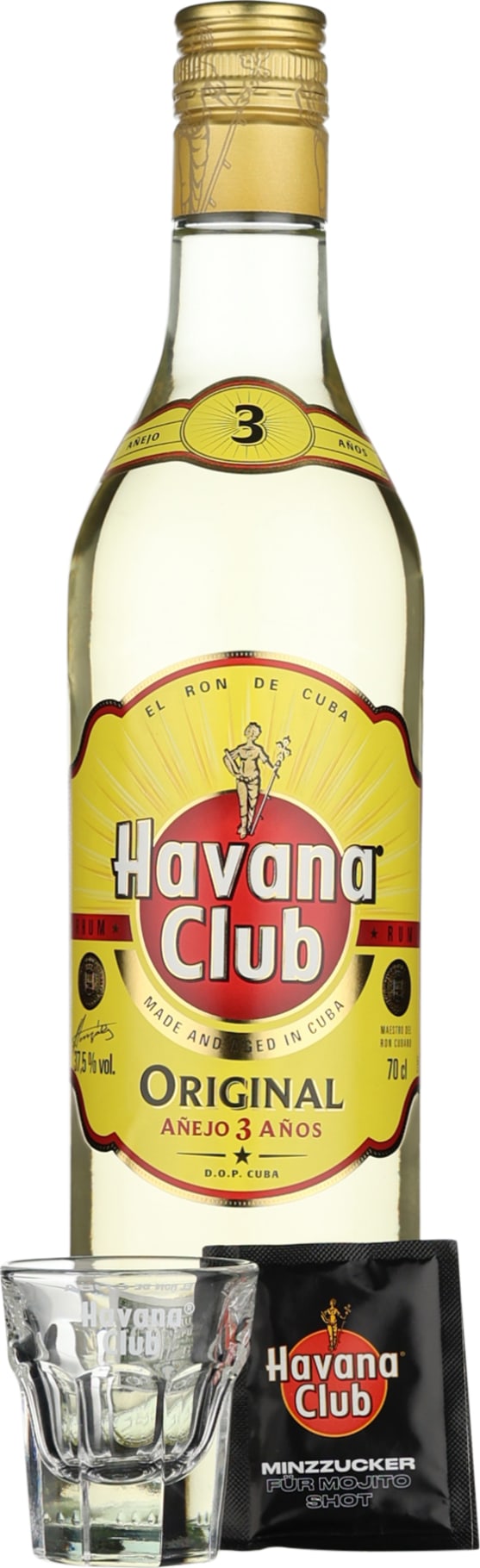 Product afbeelding: Havana Club Anejo 3anos Giftset