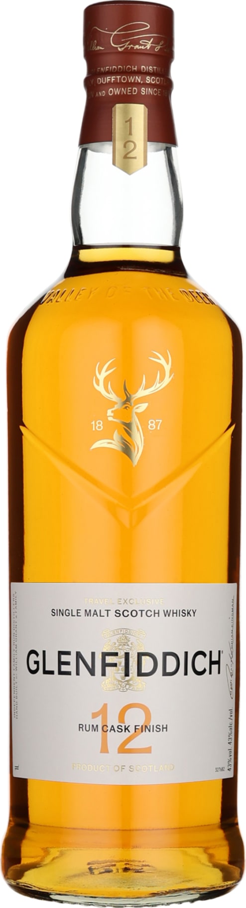 Product afbeelding: Glenfiddich 12 Years Rum Cask Finish