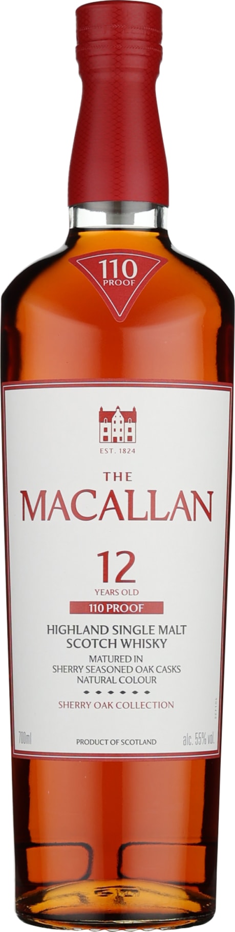 Product afbeelding: The Macallan 12 years 110 Proof