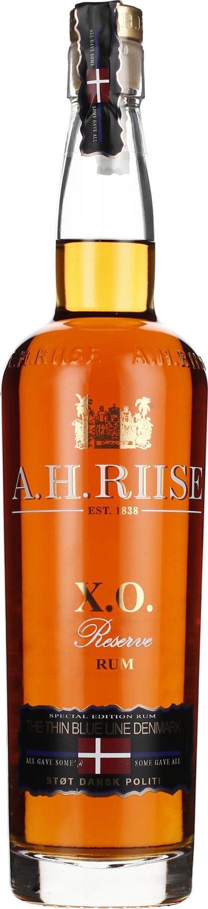 Product afbeelding: A.H. Riise XO Thin Blue Line Rum